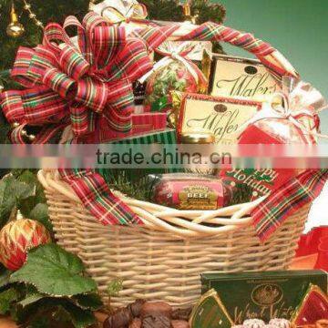 Spilt Willow With Plastic Lining Gift Basket Decorations photo-6