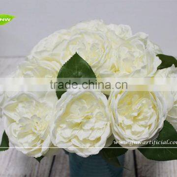 GNW FL-RS70-8CM White Elegant Indian Rose Flower for Wedding Party photo-4