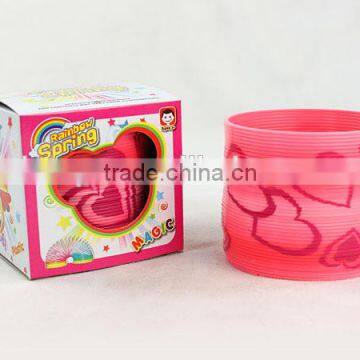 promotional good quality magic rainbow spring toys for sale/rainbow circle