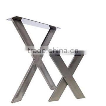 28 Inch Furniture Parts X Shape Steel Table Leg for Wood Top photo-2