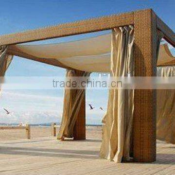 Garden rattan gazebo