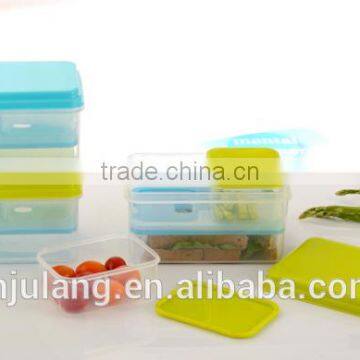 BPA FREE Plastic Lunch Container With Cooler Pack / Plastic Lunch Container With 4 Parts photo-4
