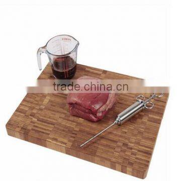 Factory Direct Sale 2oz 2 Needles Stainless Steel Food Syringe Turkey Syringe Food Injector Kitchen Tool photo-3