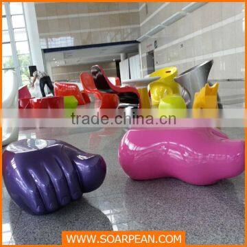China Luxury Sofas Fiberglass Living Room Chair Sets photo-5
