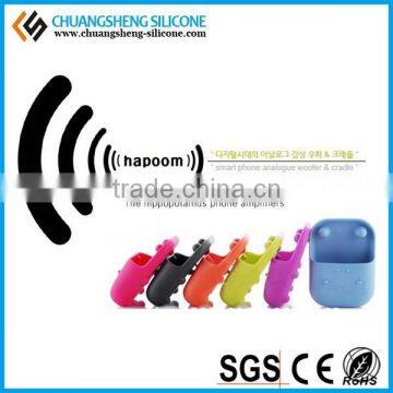 2016 Most Popular Tube Audio Amplifier for Iphone Phone Loud Speaker Silicone and Rubber Amplifier Sound Louder Phone Accessory photo-6