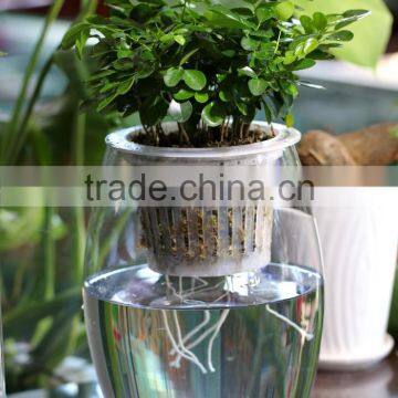 OEM Self Watering Window Hydroponics Plastic Flower Pot photo-5