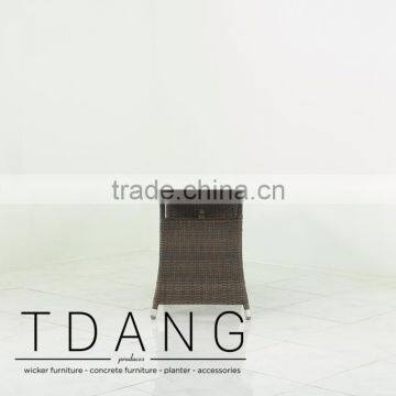 Salinas Console Wicker Table- Outdoor Rattan Console Table photo-2