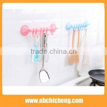 Suction Kitchen Bath Accessories Sets Rack Storage Holders Suction Hook photo-2