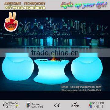 Light up White Plastic Coffee Table for Wedding (TP112) photo-2