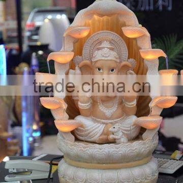 lighting buddha statue fountain decor indoor