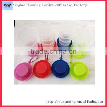 Factory sales promotion cheap fold plastic travle cup