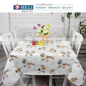 Printed Tablecloth With Flannel Back