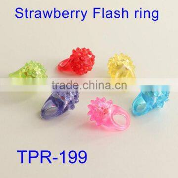 Sell Soft Plastic Strawberry Flash Ring Toys