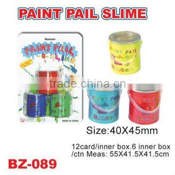 sell colorful paint pail slime toy for kids