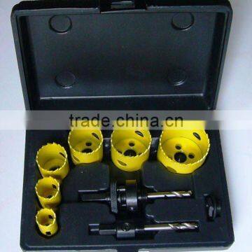 9pcs Bi-metal Hole Saw Set