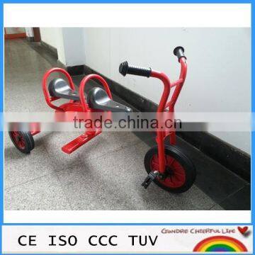 Children 3 Wheel Car Baby Tricycle Two Seat for Sale