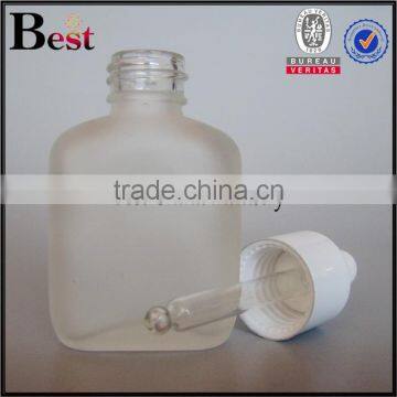 15ml China Hot Products Frosted Dropper Glass Bottle With White pp Dropper for Cosmetic Perfume Essence Oil photo-4