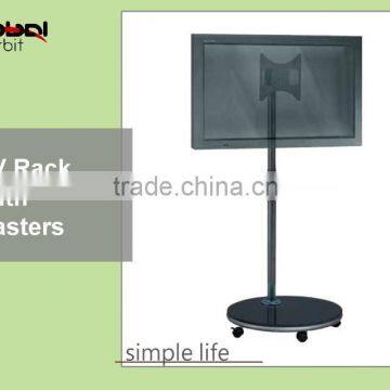 Hot Sale Monitor Display Mobile Trolley TV Stand Mount Bracket With Wheels photo-4