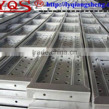 Steel walkboard scaffolding planks for scaffolding systems