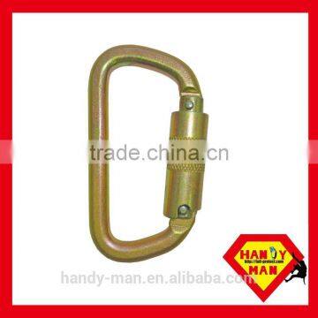 Steel D Certified CE EN362 Standard Safety Triple Lock Rescue Hook