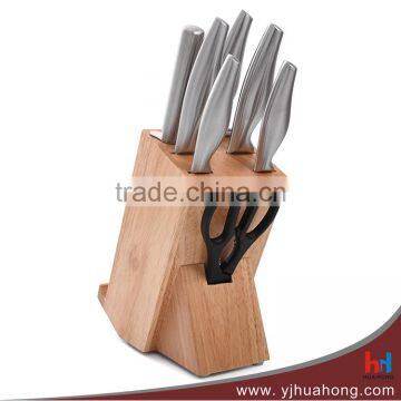 Hollow Handle Knife Set with Wooden Block