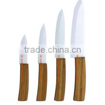 A3208 Hot Sale Ceramic Blade Knife Knives Set With Bamboo Handle photo-5