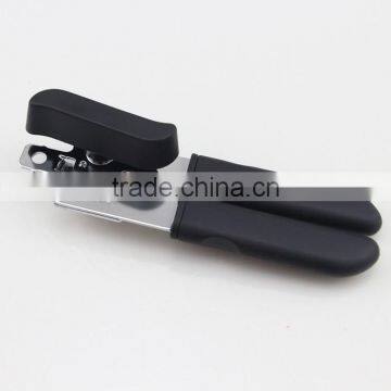 Black Handle Simply Use Kitchen Utensil Smooth Edge Can Opener photo-3