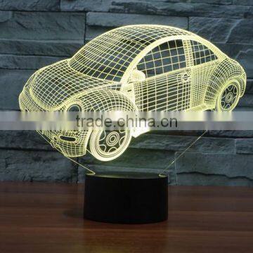 Customize Your Own Logo 3D Visual LED Magical Small Table Lamp Night Light photo-4