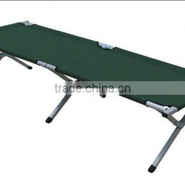Outdoor Ultralight Folding Bed Portable Aluminium Alloy Cots Camping Tent Bed photo-3