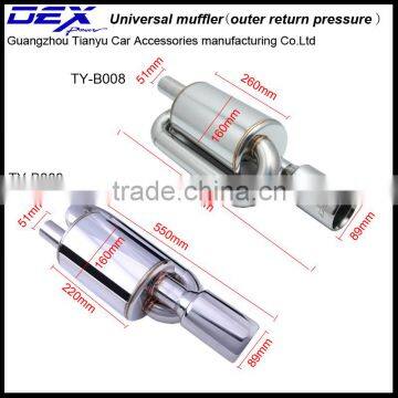 Outer Return Pressure Universal Racing Muffler