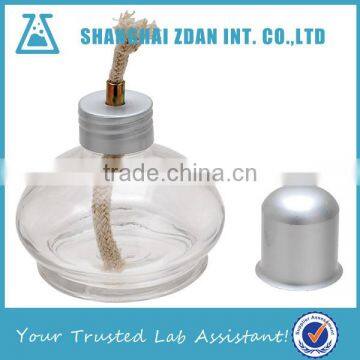 Alcohol lamp lab glassware used in school teaching and chemical laboratory