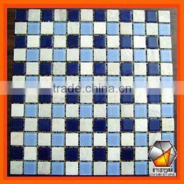 4mm Glass And Marble Mixed Mosaic MM233