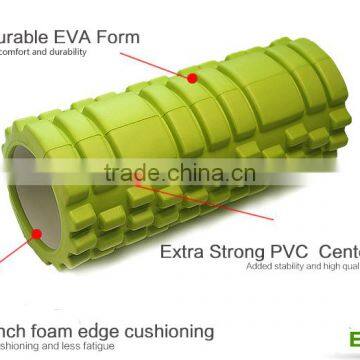 Unisex EVA hollow massage yoga foam roller for colorful exercise foam roller