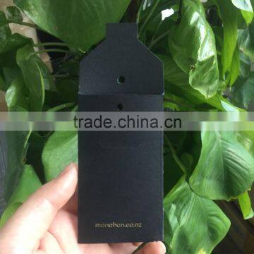 2017 new custom black cardboard paper envelopes with gold foil logo