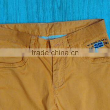 GZY Guangzhou Stock Lots Breathable Fabric Casual Colored Pants for Man photo-3