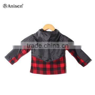 Hotsale Wholesale Windbreaker Men Plaids Jacket photo-2