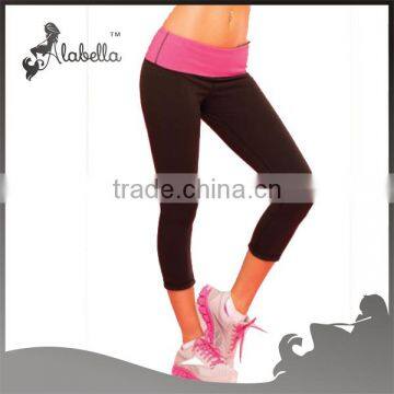 Women Capri in Bulk Capri Tights With Contrast Wasitband photo-2