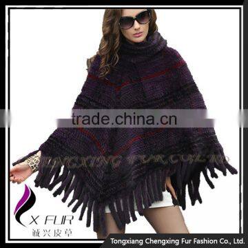 CX-B-M-62A 2016 New Latest Cheap Genuine Mink Fur Poncho and Shawl photo-4