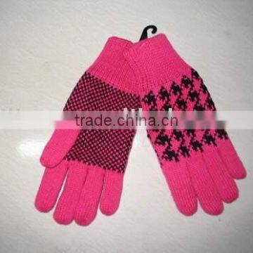 ladies knitted glove