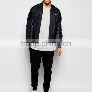 Custom Plain Black Sports Servis Shoes Joggers With Side Pockets Wholesale photo-3