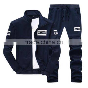 Man Wholesale Sportswear Men Suits Made in China Track Suits, Lastest Design Fleece Tracksuit photo-3