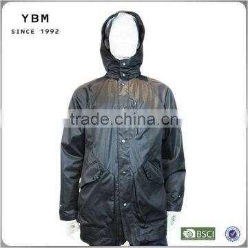 2014 2015 new design mens full length leather coat