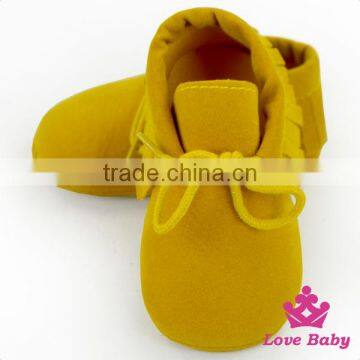 Fancy Coffee Baby Girls Designer Moccasin Baby Shoes Infants Walker Shoes photo-3