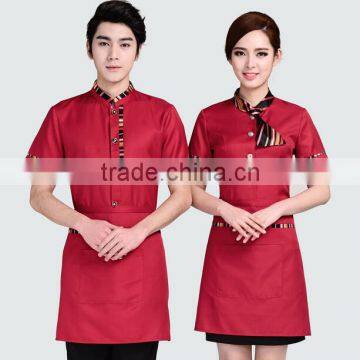 Custom Factory Price 5 Star Restaurant Staffs Hotel Uniforms ,receptionist Uniforms for Waitress photo-3
