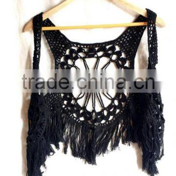 Wholesale festival fashion women Crochet vest