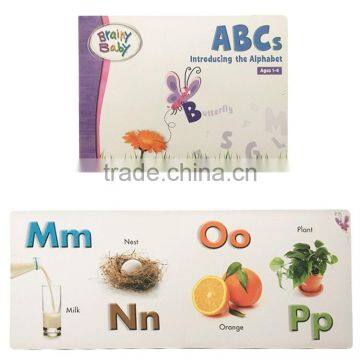 Children book printing 2mm board book printing ,4C/4C+UV+gloss lamination craft book printing,cardstock book printing