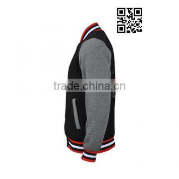 Custom Embroidery Fleece Baseball Jackets for Men photo-4