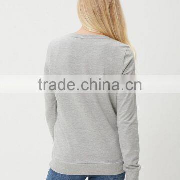 2016 Fashion Black Sweatshirt Long Sleeve Cheap Wholesale Custom Crewneck Sweatshirts photo-6