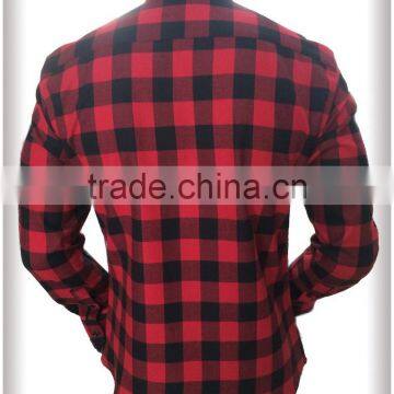 Latest Design Twill Checked With Contrast Pocket Casual Men's Shirt photo-3