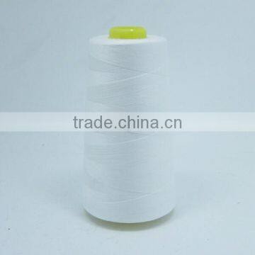 20s/3 100 polyester spun sewing thread white color